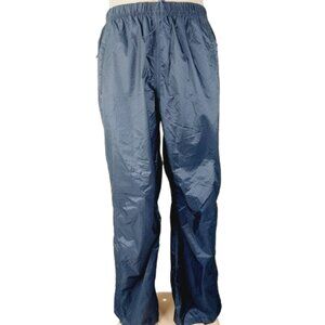 Rugged Exposure Men's Black Pull-On Waterproof Trouser Rain Pants Size L